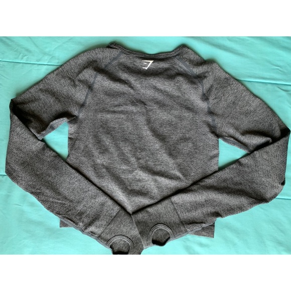 🌸SOLD🌸 NWOT Gymshark Original Crop Long Sleeve - Picture 6 of 7